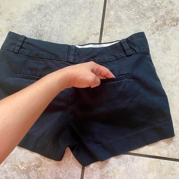 Banana Republic Black Cotton Blend Shorts size 2 - Picture 13 of 13